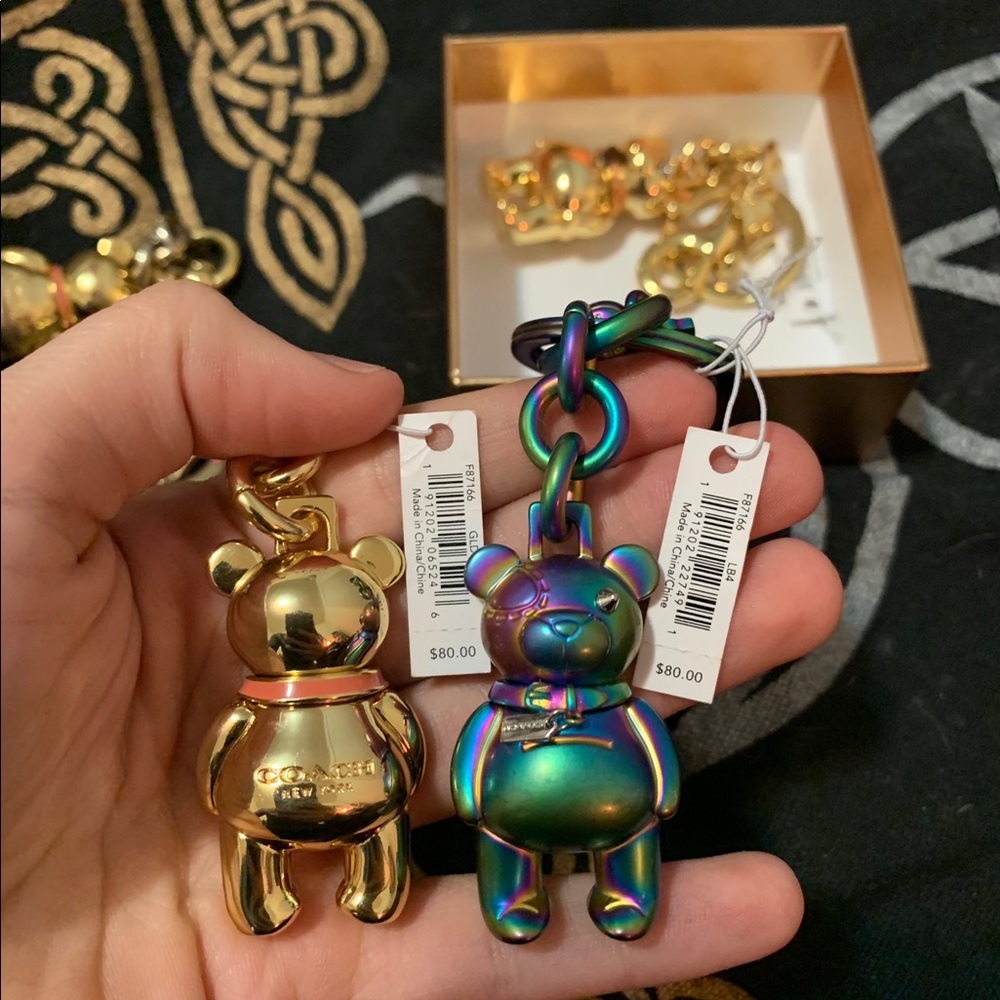 COACH bag charm, key fob (one piece)